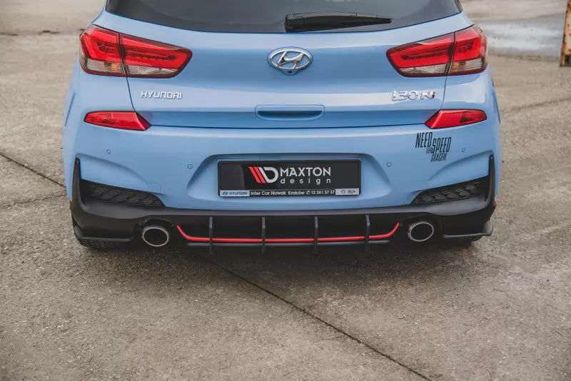Maxton Design Street Pro Heckdiffusor V.3 für Hyundai I30 N Mk3 Hatchback matt schwarz – Ansicht 2