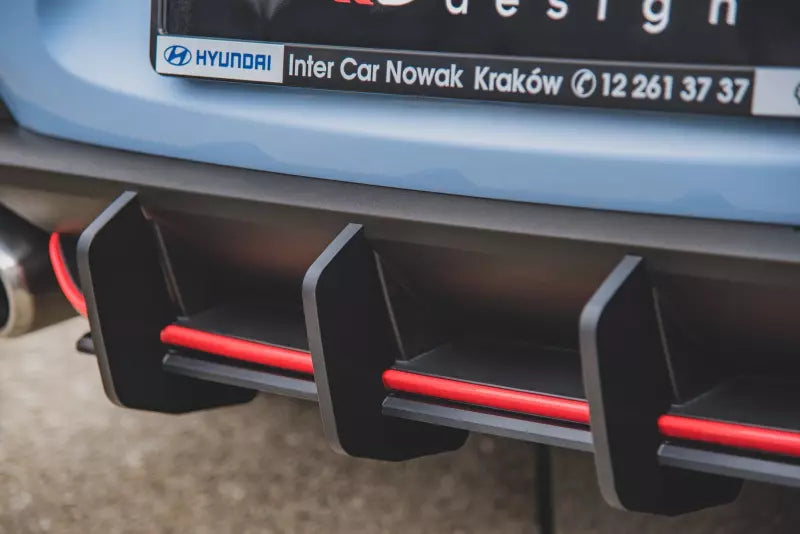 Maxton Design Street Pro Heckdiffusor V.3 für Hyundai I30 N Mk3 Hatchback matt schwarz – Ansicht 3