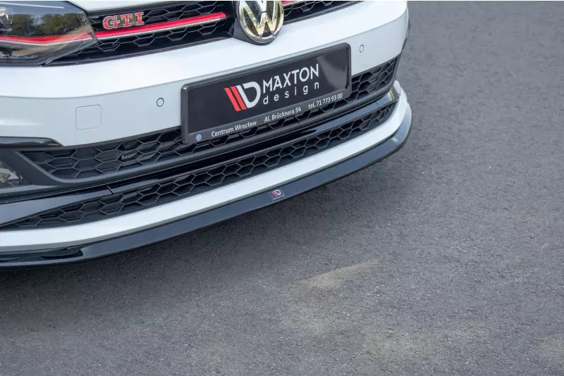 Maxton Design Frontlippe V.3 für VW Polo 6 GTI Hochglanz schwarz – Ansicht 3