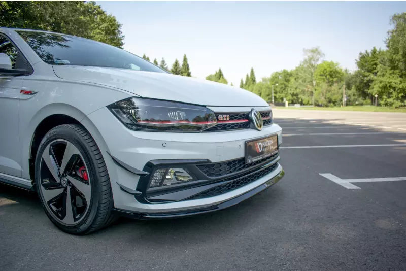 Maxton Design Frontlippe V.3 für VW Polo 6 GTI Hochglanz schwarz – Ansicht 4