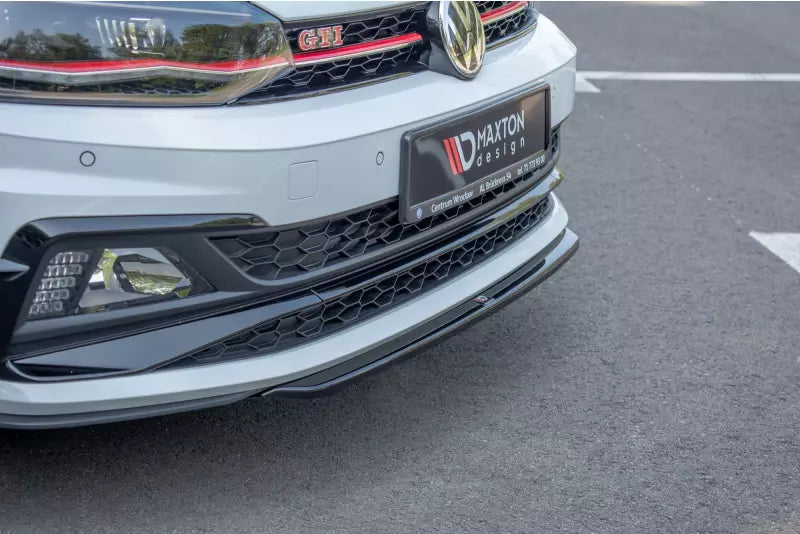 Maxton Design Frontlippe V.4 für VW Polo 6 GTI Hochglanz schwarz – Ansicht 4