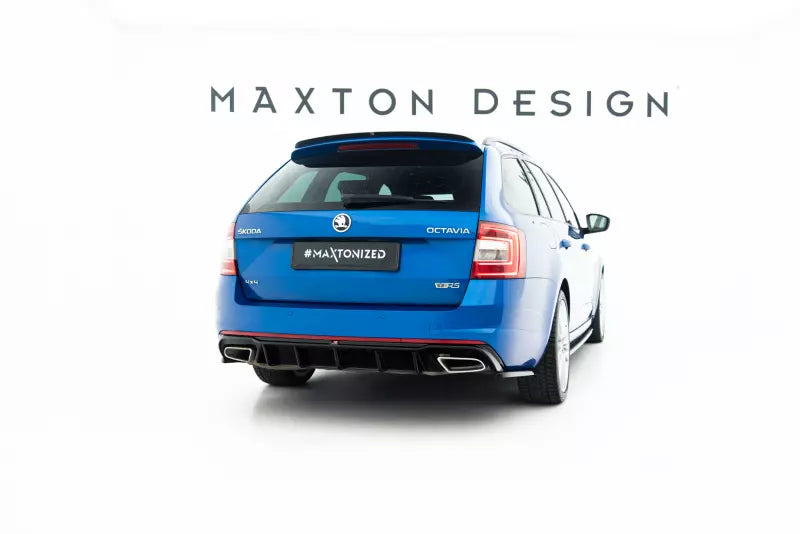 Maxton Design Diffusor Flaps V.2 für Skoda Octavia RS 3 III 5E Hochglanz schwarz – Ansicht 2