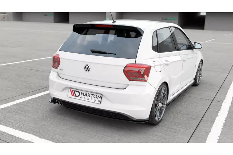 Maxton Design Heckdiffusor V.2 für VW Polo 6 GTI Hochglanz schwarz – Ansicht 1