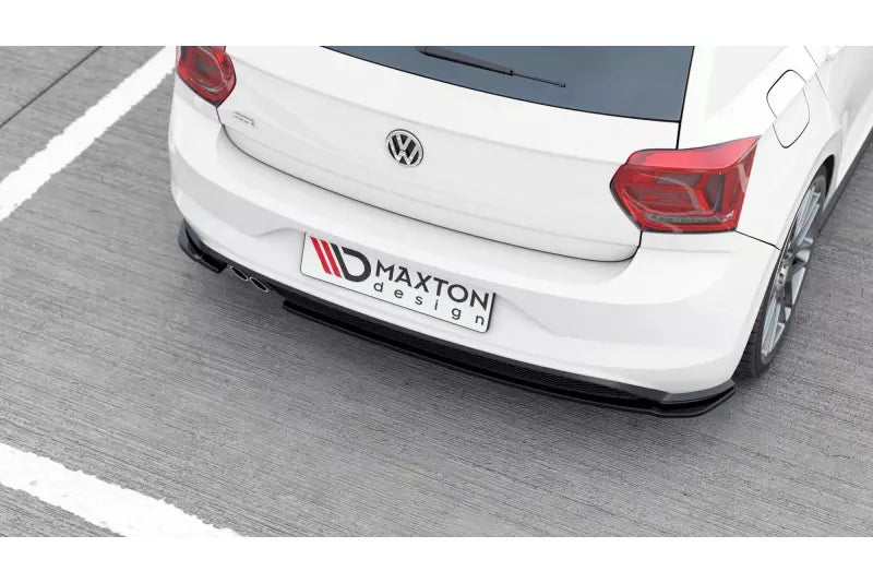 Maxton Design Heckdiffusor V.2 für VW Polo 6 GTI Hochglanz schwarz – Ansicht 2