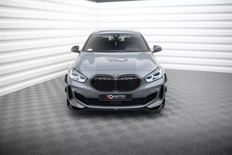 Maxton Design Frontlippe V.5 für BMW 1er F40 M Paket / M135i Hochglanz schwarz – Ansicht 2