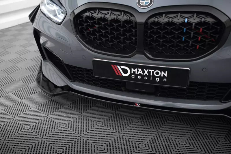Maxton Design Frontlippe V.5 für BMW 1er F40 M Paket / M135i Hochglanz schwarz – Ansicht 3