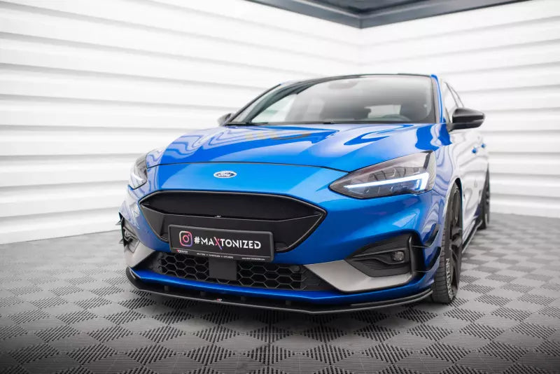 Maxton Design Street Pro Frontlippe für Ford Focus ST / ST-Line Mk4 schwarz – Ansicht 1