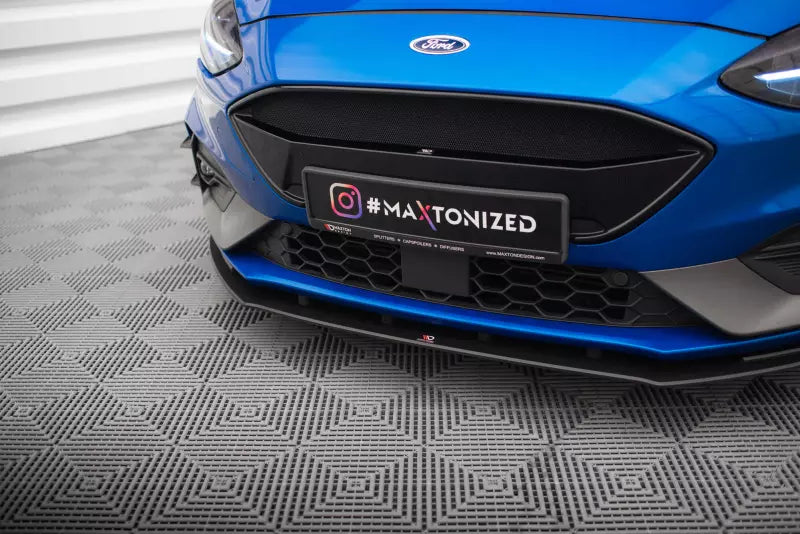 Maxton Design Street Pro Frontlippe für Ford Focus ST / ST-Line Mk4 schwarz – Ansicht 3