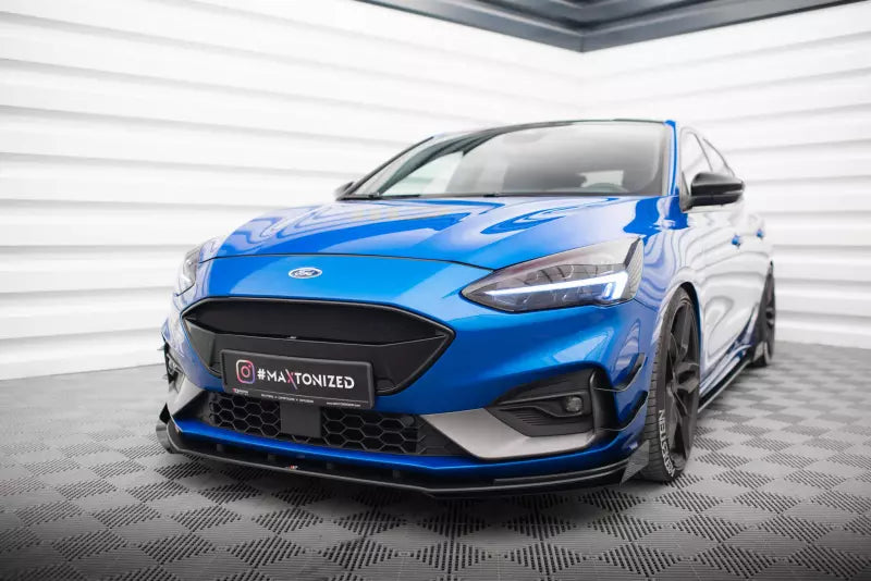 Maxton Design Street Pro Diffusor Flaps für Ford Focus ST / ST-Line Mk4 Hochglanz schwarz – Ansicht 2