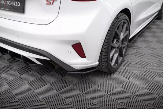 Maxton Design Street Pro Diffusor Flaps für Ford Focus ST Mk4 matt schwarz – Ansicht 1