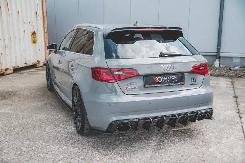 Maxton Design Heckdiffusor für Audi RS3 8V Sportback vor Facelift Hochglanz schwarz – Ansicht 1