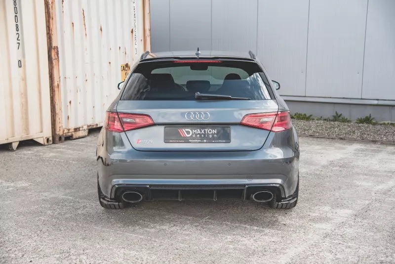 Maxton Design Diffusor Flaps V.1 für Audi RS3 8V Sportback vor Facelift Hochglanz schwarz – Ansicht 2
