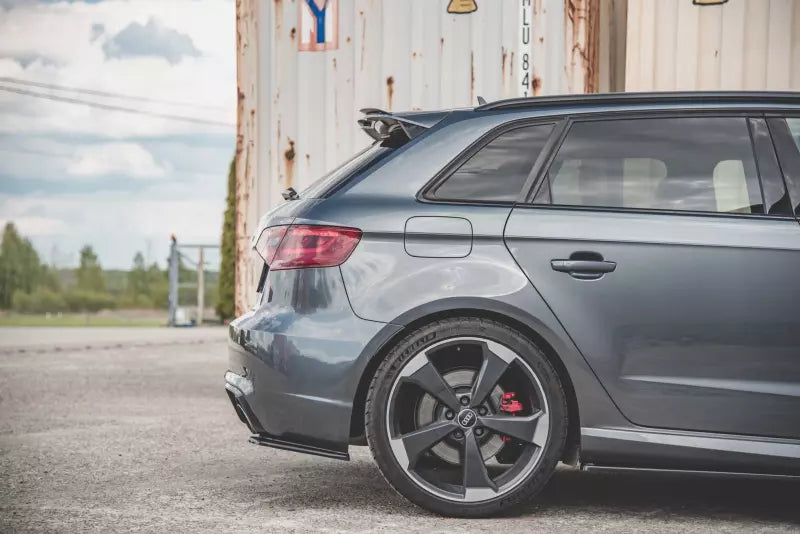 Maxton Design Diffusor Flaps V.1 für Audi RS3 8V Sportback vor Facelift Hochglanz schwarz – Ansicht 3