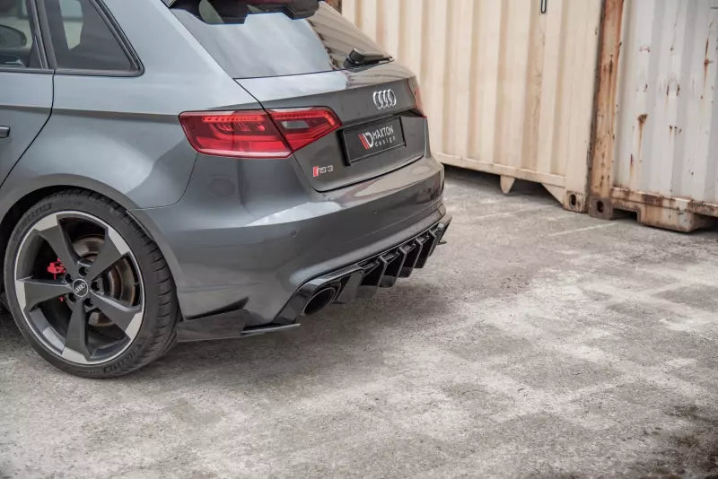 Maxton Design Street Pro Heckdiffusor Flaps für Audi RS3 8V Sportback vor Facelift – Ansicht 4