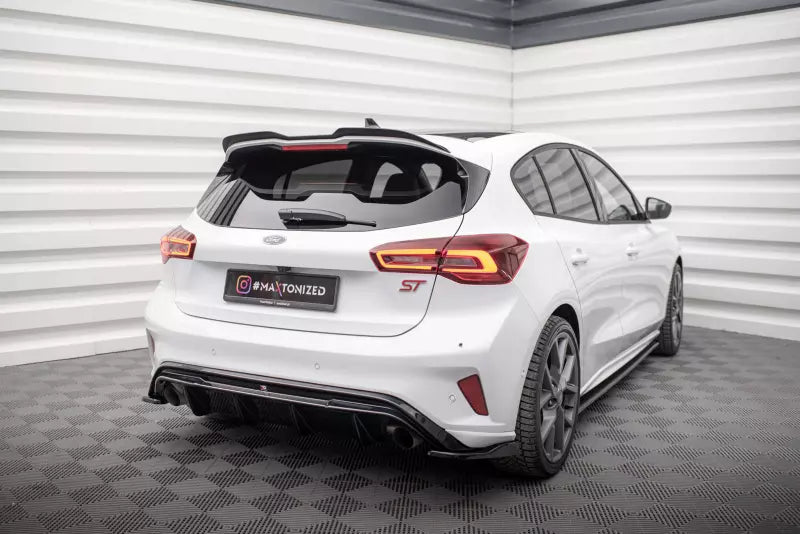 Maxton Design Diffusor Flaps V.3 für Ford Focus ST Mk4 Hochglanz schwarz – Ansicht 2