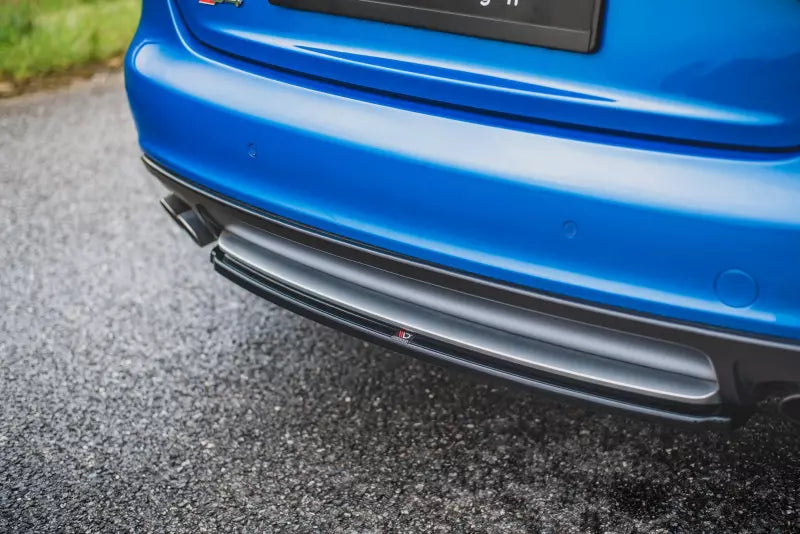 Maxton Design Heckdiffusor für Audi S4 / A4 S-Line B8 Limousine Hochglanz schwarz – Ansicht 2
