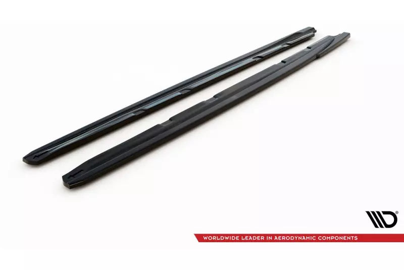 Maxton Design Seitenschweller (Paar) V.5 für Seat Leon 3 (Typ 5F) Cupra / FR Facelift Hochglanz schwarz – Ansicht 4