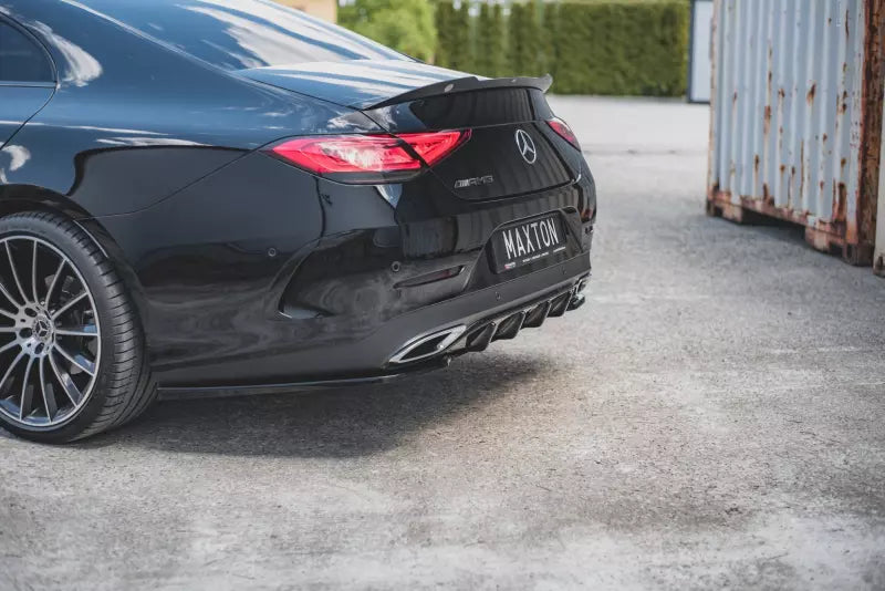Maxton Design Heckspoiler Lippe für Mercedes CLS C257 AMG-Line Hochglanz schwarz – Ansicht 3