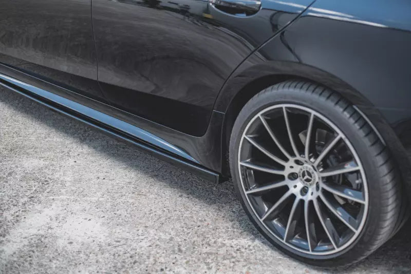 Maxton Design Seitenschweller (Paar) für Mercedes CLS C257 AMG-Line Hochglanz schwarz – Ansicht 3