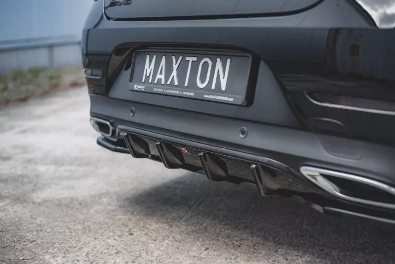 Maxton Design Heckdiffusor für Mercedes CLS C257 AMG-Line Hochglanz schwarz – Ansicht 2