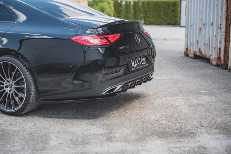 Maxton Design Heckdiffusor für Mercedes CLS C257 AMG-Line Hochglanz schwarz – Ansicht 3
