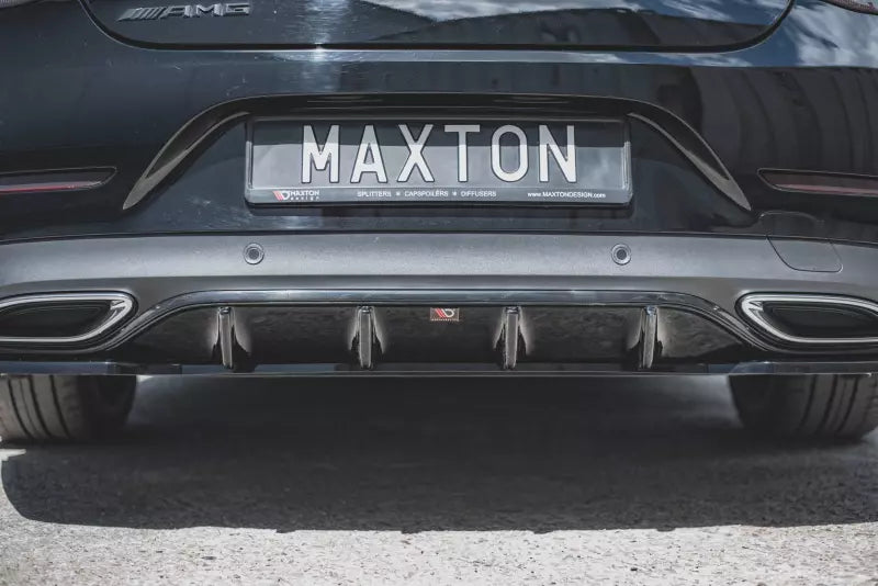 Maxton Design Heckdiffusor für Mercedes CLS C257 AMG-Line Hochglanz schwarz – Ansicht 4