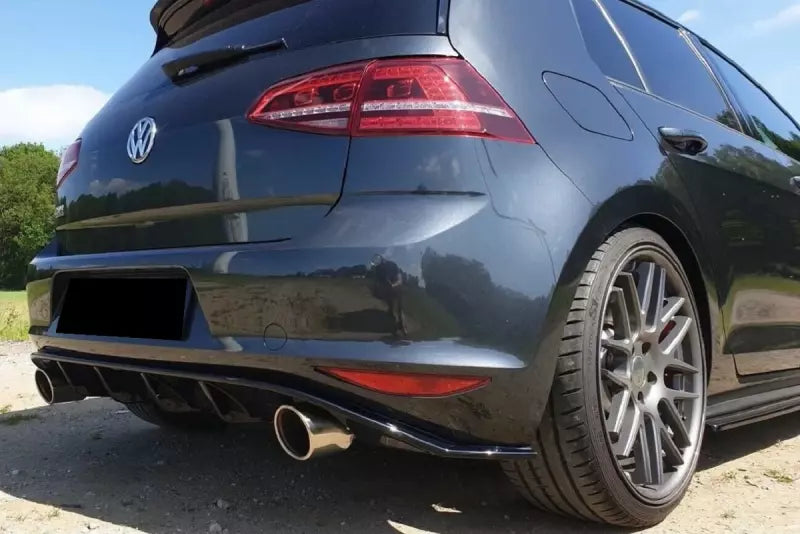 Maxton Design Heckdiffusor für VW Golf 7 (GTI, GTD und Standard) Hochglanz schwarz mit ABE – Ansicht 2