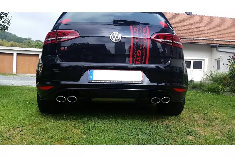 Maxton Design Heckdiffusor R-Line Look für Golf 7 Hochglanz schwarz – Ansicht 1