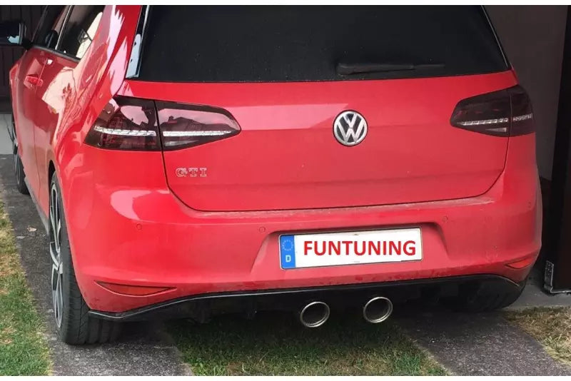 Maxton Design Heckdiffusor R400 Look für Golf 7 Hochglanz schwarz – Ansicht 3