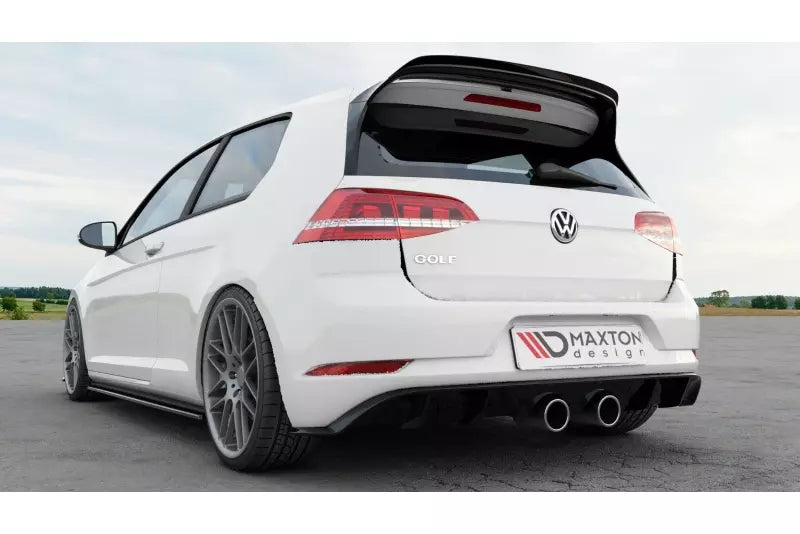 Maxton Design Heckdiffusor R400 Look für Golf 7 Facelift ab 03/2017 Hochglanz schwarz – Ansicht 3