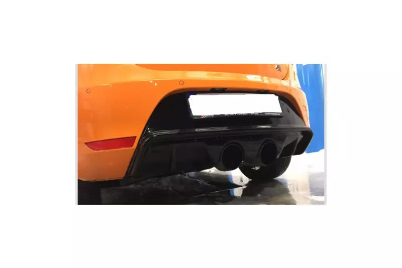 Maxton Design Heckdiffusor R32 Look für Seat Leon 2 (Typ 1P) Cupra Hochglanz schwarz – Ansicht 3