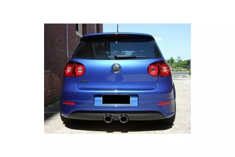 Heckschürze Heckansatz R32 Look Heckdiffusor 3teilig für VW Golf 5 ABS grau unlackiert – Ansicht 3