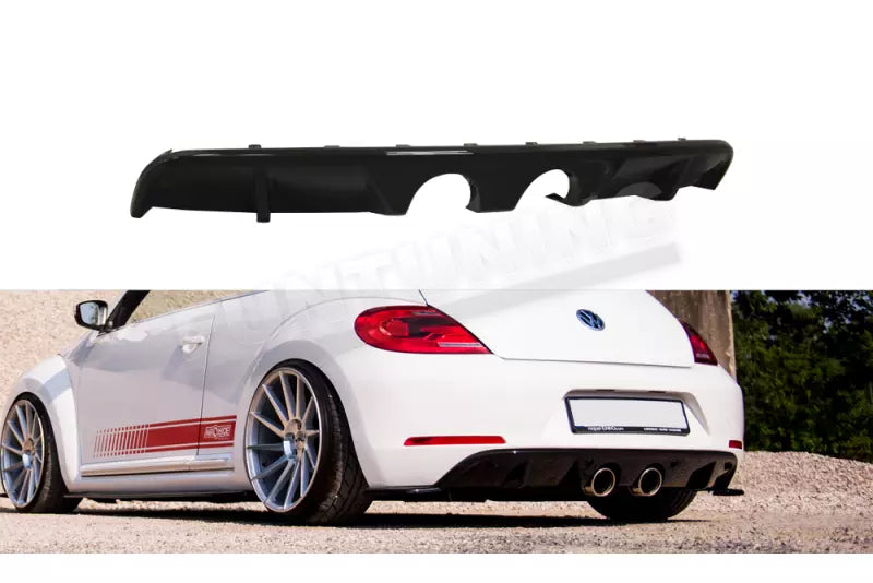 Maxton Design Heckdiffusor R32 Look für VW Beetle R-Line Hochglanz schwarz – Ansicht 1