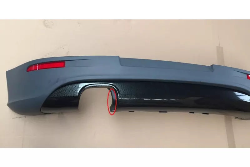 Maxton Design Heckdiffusor R32 Look Links für VW Golf 5 R32 Stoßstange Hochglanz schwarz – Ansicht 2