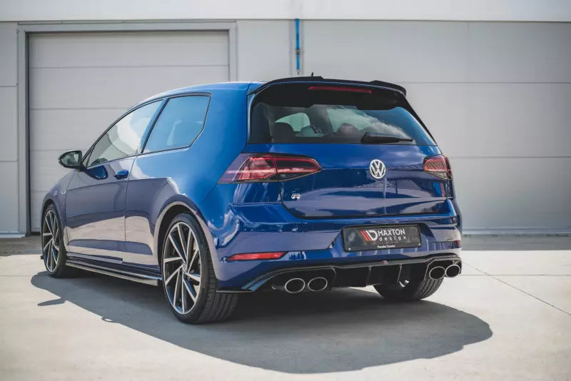 Maxton Design Heckdiffusor V.3 für VW Golf 7 Standard / GTD / GTI / R-Line / R Facelift (ab 03/2017) Hochglanz schwarz – Ansicht 2