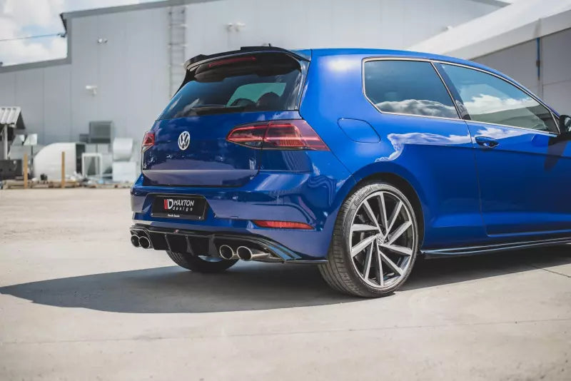 Maxton Design Heckdiffusor V.3 für VW Golf 7 Standard / GTD / GTI / R-Line / R Facelift (ab 03/2017) Hochglanz schwarz – Ansicht 3