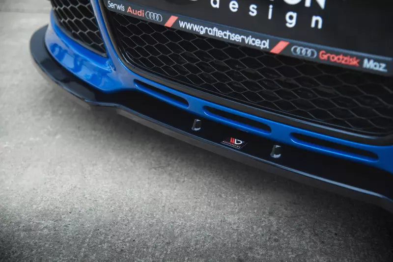 Maxton Design Frontlippe V.2 für Audi RS4 B7 Hochglanz schwarz – Ansicht 3
