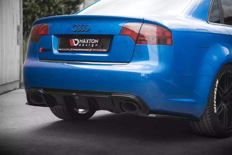 Maxton Design Heckdiffusor für Audi RS4 B7 Hochglanz schwarz – Ansicht 2