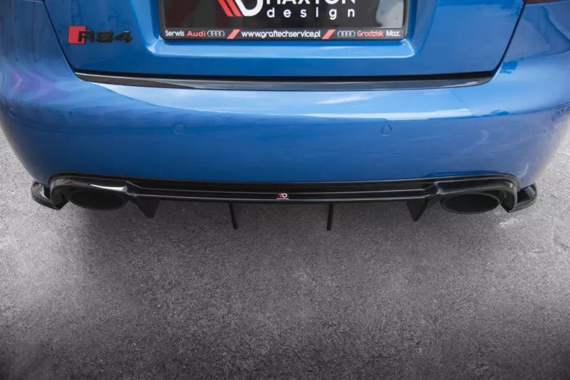 Maxton Design Heckdiffusor für Audi RS4 B7 Hochglanz schwarz – Ansicht 3
