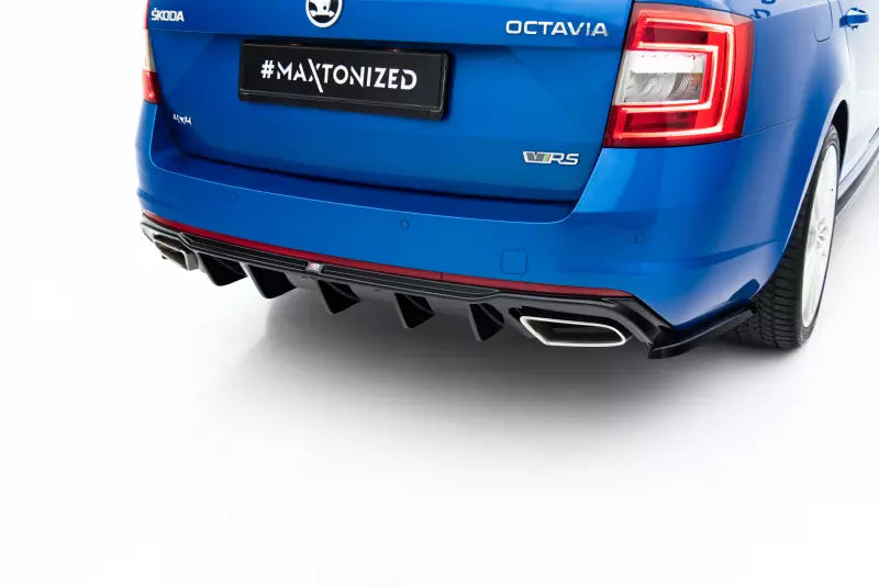 Maxton Design Heckdiffusor V.2 für Skoda Octavia RS 3 III 5E Hochglanz schwarz – Ansicht 2