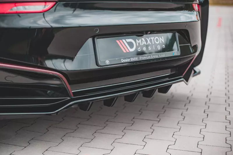 Maxton Design Heckdiffusor für BMW i8 Hochglanz schwarz – Ansicht 2