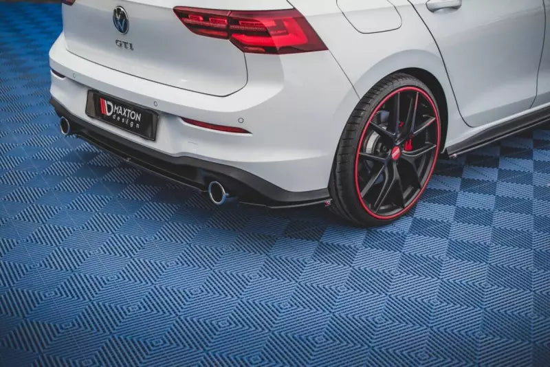Maxton Design Diffusor Flaps für VW Golf 8 GTI / GTD Hochglanz schwarz – Ansicht 2