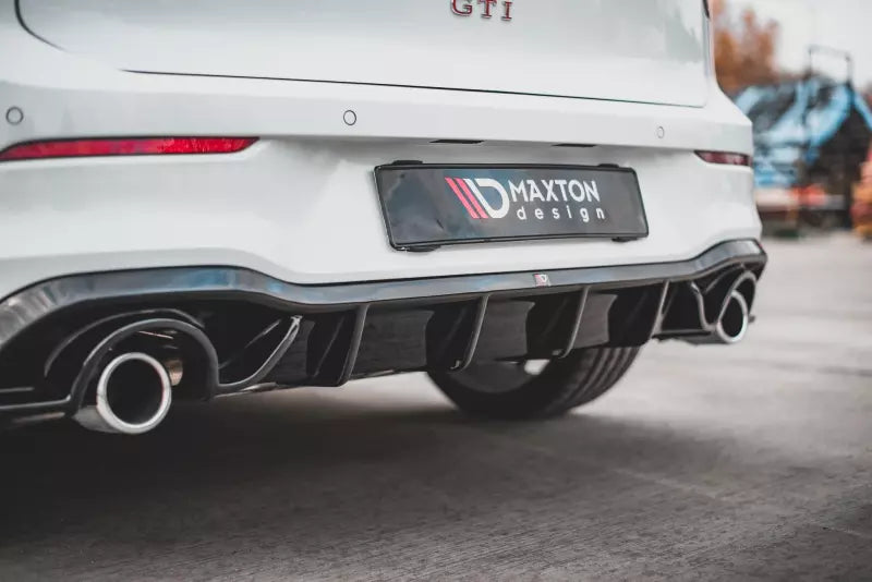 Maxton Design Heckdiffusor V.1 für VW Golf 8 GTI / GTD / GTE / R-Line Hochglanz schwarz – Ansicht 3