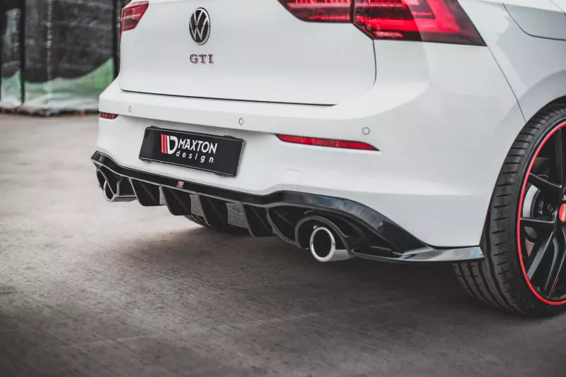 Maxton Design Heckdiffusor V.1 für VW Golf 8 GTI / GTD / GTE / R-Line Hochglanz schwarz – Ansicht 4