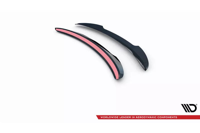 Maxton Design Heckspoiler Lippe für Mercedes CLA Shooting Brake AMG-Line X118 Hochglanz schwarz – Ansicht 4