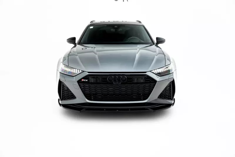 Maxton Design Frontlippe V.1 für Audi RS6 / RS7 C8 Hochglanz schwarz – Ansicht 2