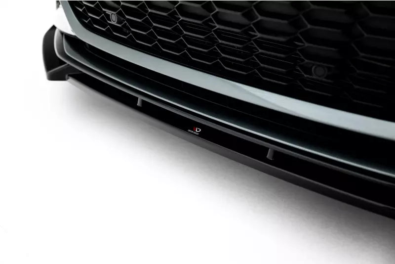 Maxton Design Frontlippe V.1 für Audi RS6 / RS7 C8 Hochglanz schwarz – Ansicht 3