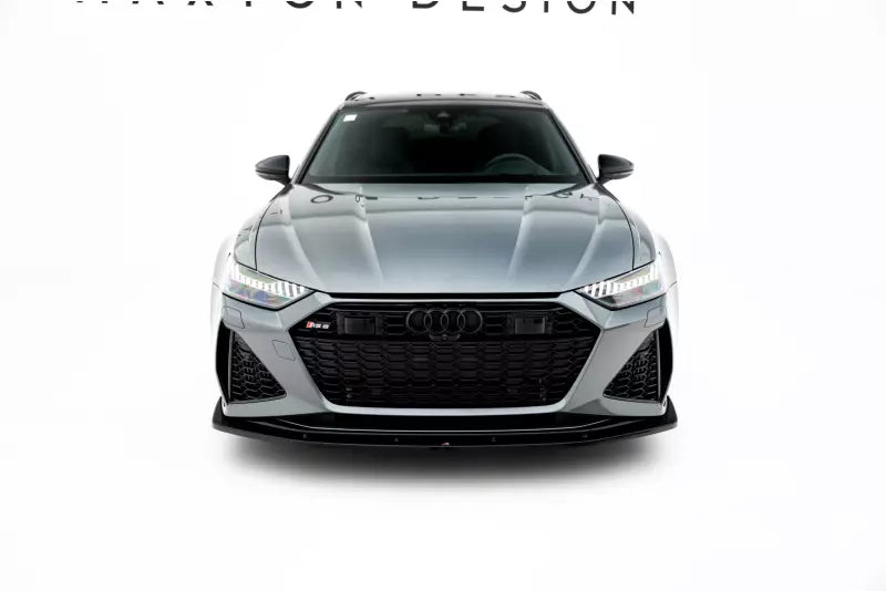 Maxton Design Frontlippe V.2 für Audi RS6 / RS7 C8 Hochglanz schwarz – Ansicht 2