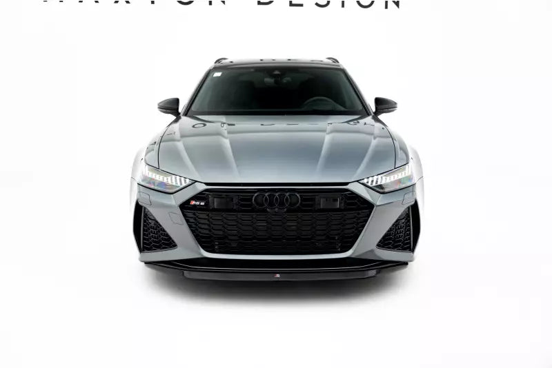 Maxton Design Frontlippe V.3 für Audi RS6 / RS7 C8 Hochglanz schwarz – Ansicht 2