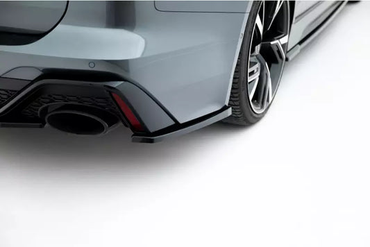 Maxton Design Diffusor Flaps V.1 für Audi RS6 / RS7 C8 Hochglanz schwarz – Ansicht 1